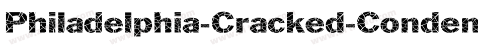 Philadelphia-Cracked-Condensed Italic字体转换